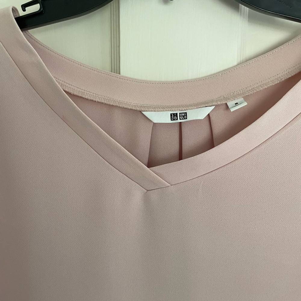 Blush blouse by Uniglo